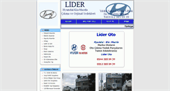 Desktop Screenshot of liderhyundai.com