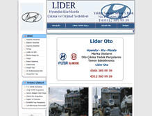 Tablet Screenshot of liderhyundai.com